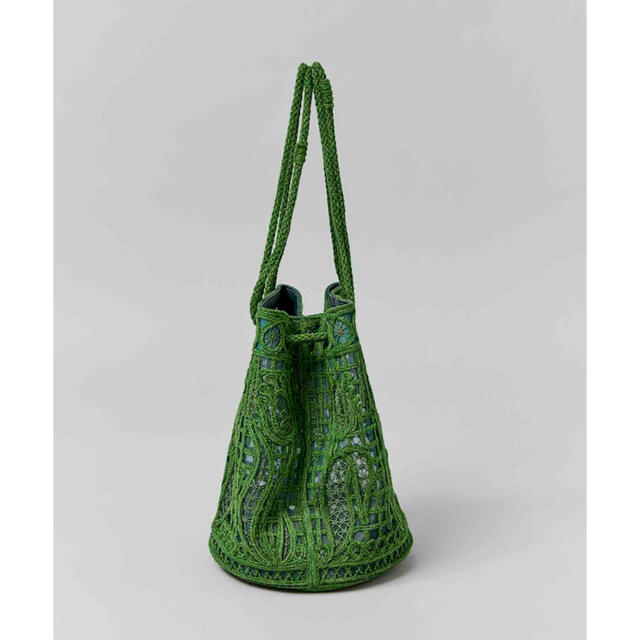 mame(マメ)のグリーン【新品】Cord Embroidery Bucket Bag Mame レディースのバッグ(ショルダーバッグ)の商品写真