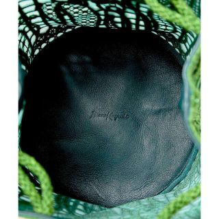 mame - グリーン【新品】Cord Embroidery Bucket Bag Mameの通販 by ぽ