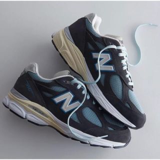 ニューバランス(New Balance)の新品　Kith New Balance 990v3 Steel Blue 28(スニーカー)