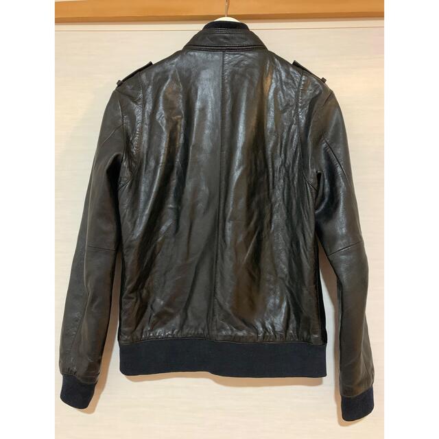 美品 HARE メンズ 本革 羊革 ライダースジャケット レザージャケット