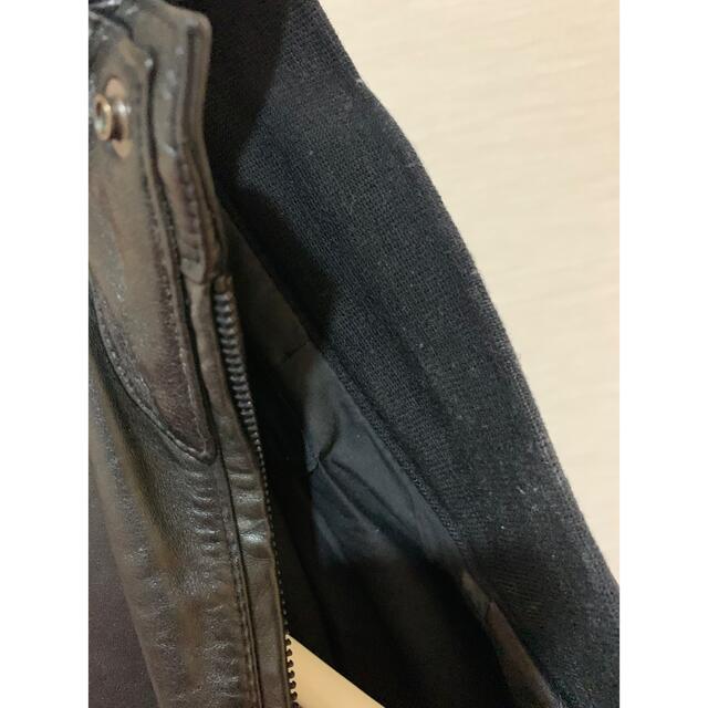 美品 HARE メンズ 本革 羊革 ライダースジャケット レザージャケット