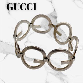 GUCCI グッチ 超希少 コインデザイン ブレスレット 18 silver925