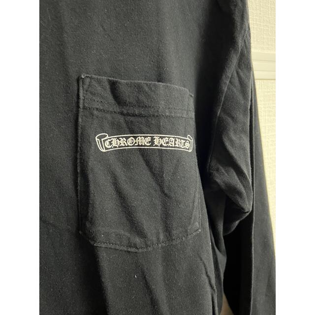 Chrome Hearts(クロムハーツ)のクロムハーツ　ロンt ブラック　バックロゴ メンズのトップス(Tシャツ/カットソー(七分/長袖))の商品写真
