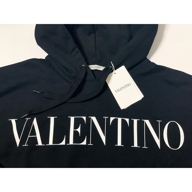 新品《 VALENTINO 》ロゴ プリント オーバーサイズ フーディー M