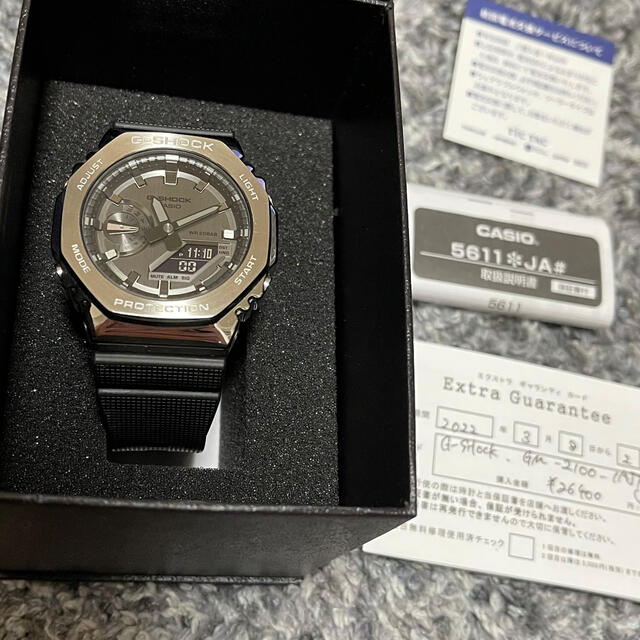 G-SHOCK(ジーショック)のG-SHOCK GM-2100-1AJF 美品 メンズの時計(腕時計(デジタル))の商品写真