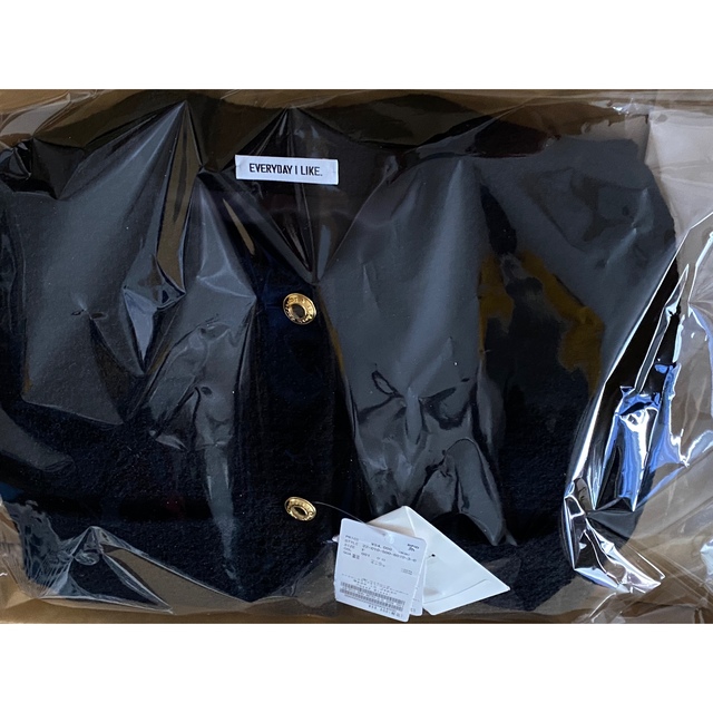 DEUXIEME CLASSE(ドゥーズィエムクラス)のドゥーズィエムクラス　tweed blazer タグ付き レディースのジャケット/アウター(ノーカラージャケット)の商品写真
