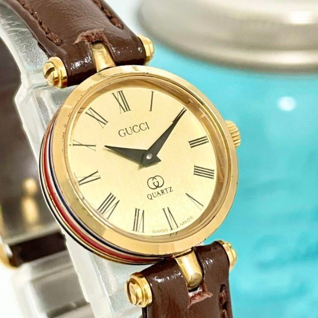 497 GUCCI グッチ時計 レディース腕時計 シェリーライン アンティーク