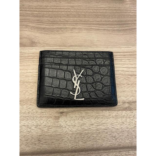 SAINT LAURENT レザーカードケース 名刺入れ 定期入れ