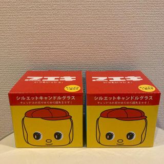 フエキくん　シルエットキャンドルグラス　2個セット(キャンドル)