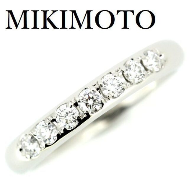 超人気高品質 0.25ct ダイヤモンド ミキモト - MIKIMOTO リング 9号