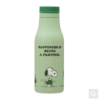 スターバックスコーヒー(Starbucks Coffee)の[オンラインストア限定]ステンレスロゴボトル PEANUTS グリーン473ml(タンブラー)