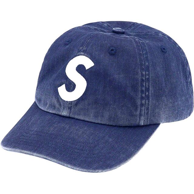 青 Supreme Pigment Print S Logo 6-Panel