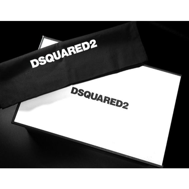 新品 DSQUARED2 ディースクエアード ヌバックレザースニーカーブーツ40