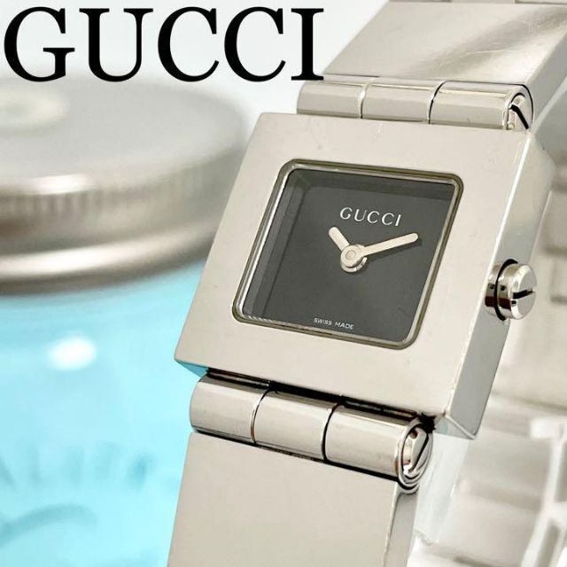 直販ショップ 252 GUCCI グッチ時計 レディース腕時計 四角形 シンプル