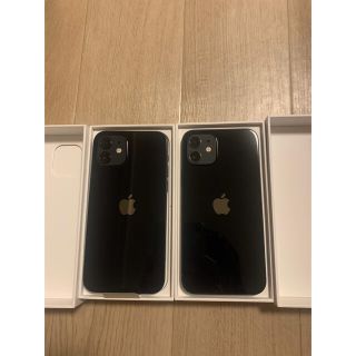 iPhone - 新品未使用iPhone 12 64GB ブラック2台 ホワイト1台の通販 by