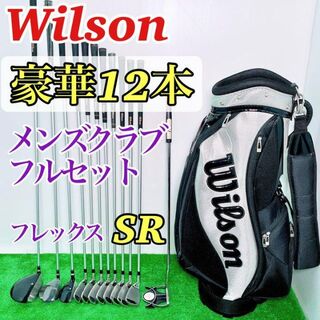 wilson - ☆入門者用☆Wilson ウィルソン メンズ ゴルフクラブ 豪華12本フルセット