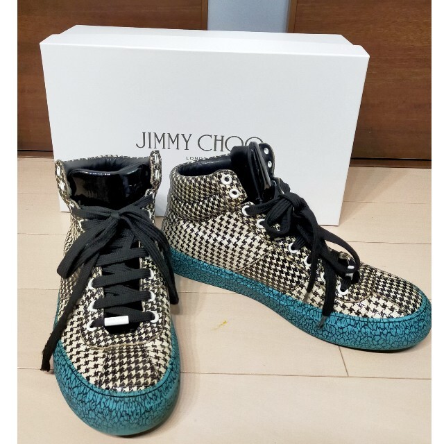 JIMMY CHOO(ジミーチュウ)のJIMMY CHOO｜ジミーチュウハイカットスニーカー　26cm メンズの靴/シューズ(スニーカー)の商品写真