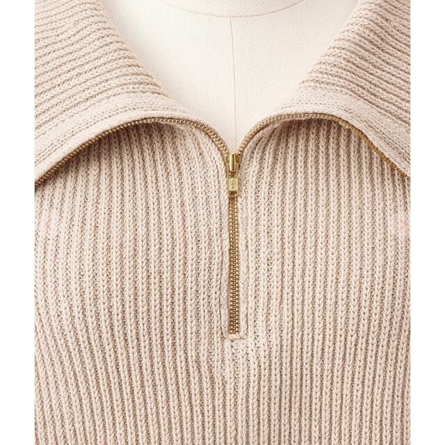 【COCO DEAL 2022aw】ジップタートルニットベスト 【COCO DEAL 2022aw】ジップタートルニットベスト