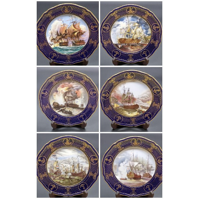 美品 スポード THE MARITIME ENGLAND PLATES セット