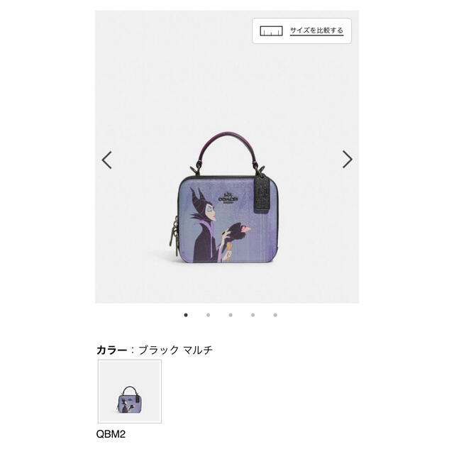 DISNEY X COACH】マレフィセント モチーフ - ショルダーバッグ