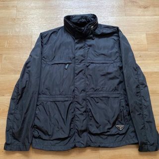 1998aw prada nylon half zip jacket L