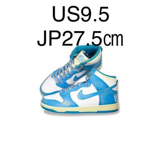 ナイキ(NIKE)の☆27.5㎝☆Foxtrot Uniform☆NIKE UNC Dunk Hi☆(スニーカー)