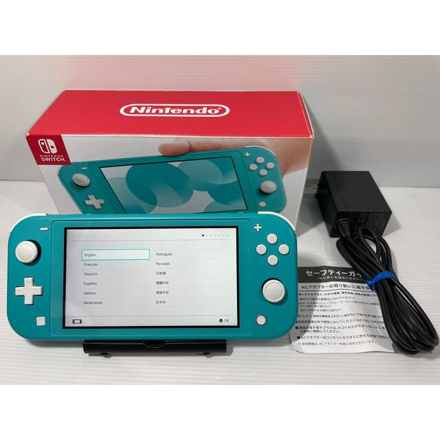 【完品】Nintendo Switch Light ターコイズ  本体 任天堂