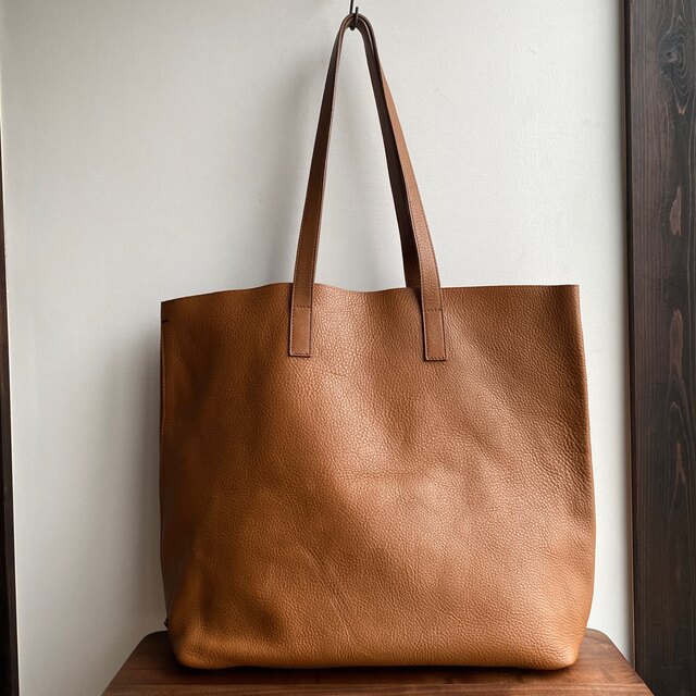 PRADA プラダ トートバッグ レザー キャメル