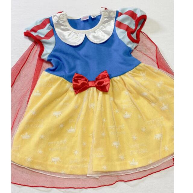 Disney(ディズニー)の白雪姫🍎ワンピース　80センチ キッズ/ベビー/マタニティのベビー服(~85cm)(ワンピース)の商品写真