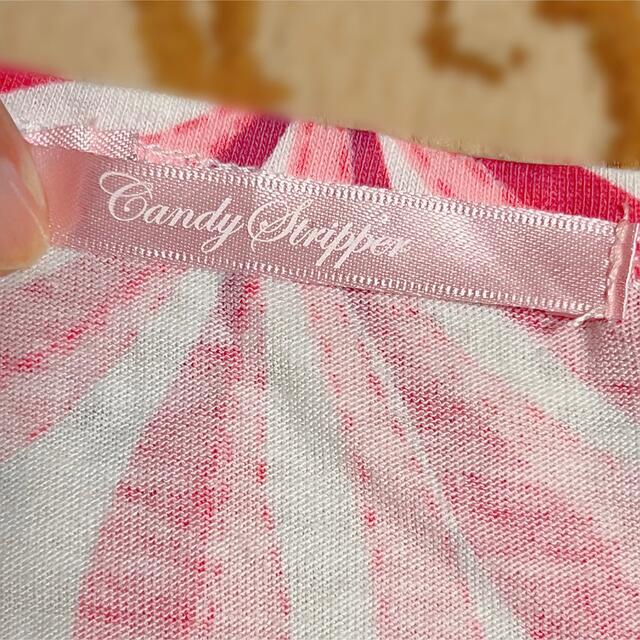 Candy Stripper(キャンディーストリッパー)のCandyStripperリボン柄タンクトップワンピースキャンディストリッパー レディースのトップス(チュニック)の商品写真