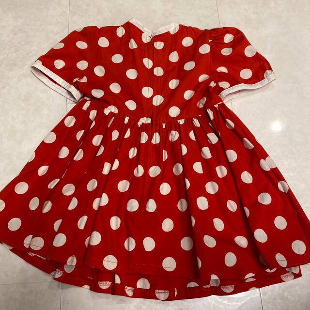 ミニーちゃん　コスプレ　ワンピース　ハンドメイド キッズ/ベビー/マタニティのキッズ服女の子用(90cm~)(ワンピース)の商品写真