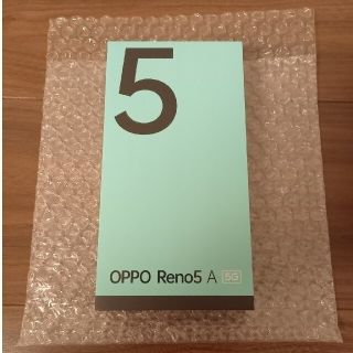 オッポ(OPPO)のOPPO Reno5 A eSIM A103OP アイスブルー(スマートフォン本体)