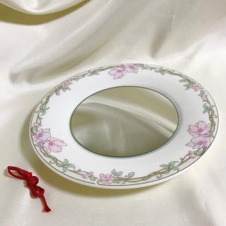 ノリタケ(Noritake)のノリタケ　大皿　プレート　鏡　ミラー　未使用品　ディッシュ　飾り皿　鏡面プレート(壁掛けミラー)