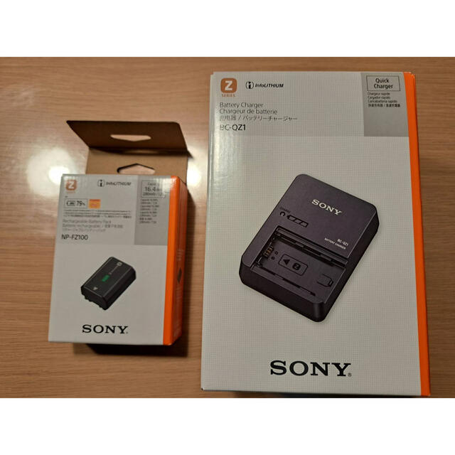 SONY BC-QZ1 、NP-FZ100 セット