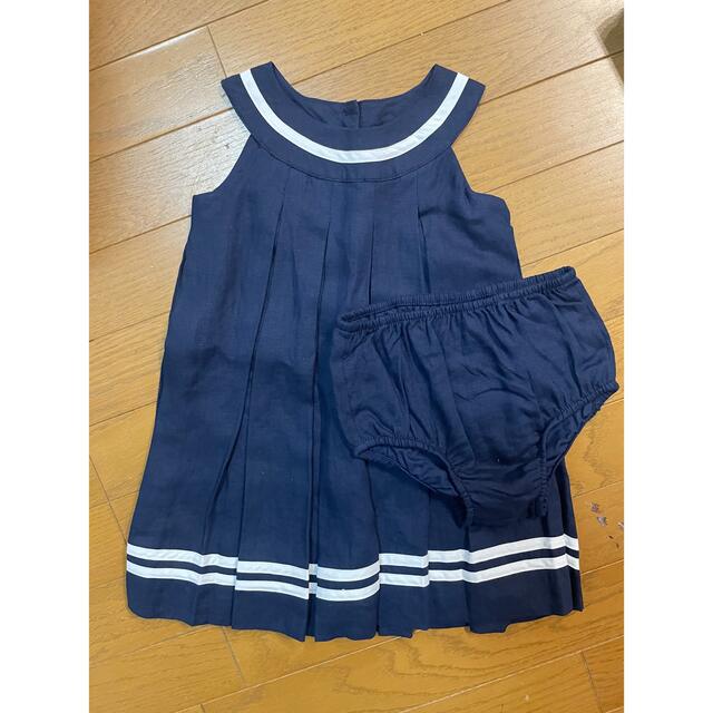 Ralph Lauren(ラルフローレン)の新品　箱付き　ラルフローレン　ワンピース　18M  85 キッズ/ベビー/マタニティのキッズ服女の子用(90cm~)(ワンピース)の商品写真