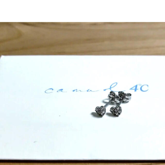 canal４℃(カナルヨンドシー)のcanal4℃ K10WG ダイヤモンド　ピアス　カナル4℃ レディースのアクセサリー(ピアス)の商品写真