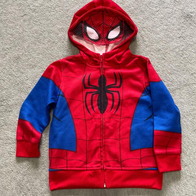 ハロウィンに☆スパイダーマンパーカー　4T エンタメ/ホビーのコスプレ(衣装)の商品写真