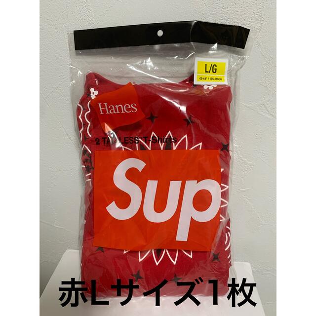 Supreme(シュプリーム)のsupreme bandaana tagless tees (red × 1枚) メンズのトップス(Tシャツ/カットソー(半袖/袖なし))の商品写真