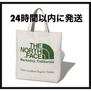 ザノースフェイス(THE NORTH FACE)のオーガニックコットン ザノースフェイス トートバッグ　新品　ガーデングリーン(トートバッグ)