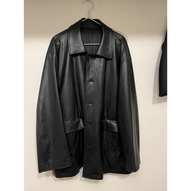 stein(シュタイン)のstein fake leather car jacket メンズのジャケット/アウター(レザージャケット)の商品写真