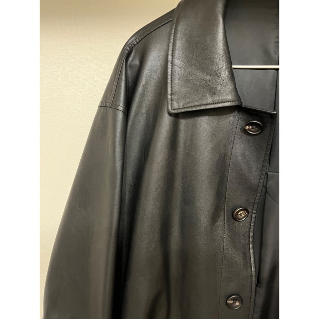 stein(シュタイン)のstein fake leather car jacket メンズのジャケット/アウター(レザージャケット)の商品写真