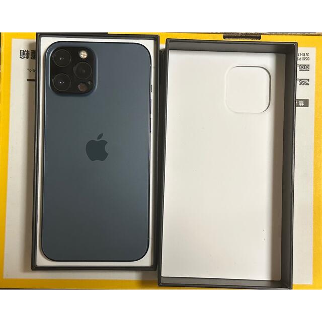 iPhone12promax 256GB パシフィックブルー simロック解除済