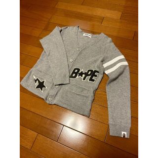 アベイシングエイプ(A BATHING APE)の【A BATHING APE】キッズカーディガン　130【エイプ】(カーディガン)