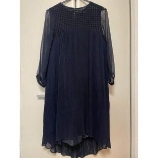 アトリエドゥサボン(l'atelier du savon)のl'atelier du savonプリーツdress👗🖤(ひざ丈ワンピース)