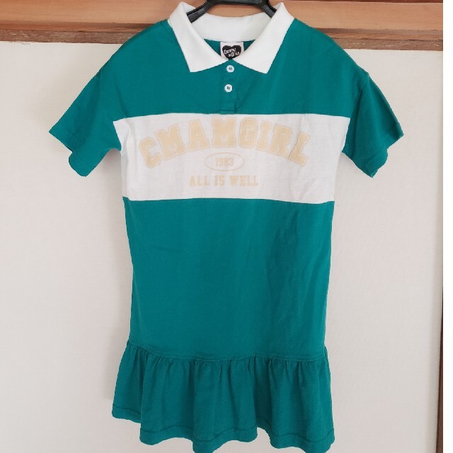 新品　襟付きシャツ　120サイズ キッズ/ベビー/マタニティのキッズ服女の子用(90cm~)(ワンピース)の商品写真