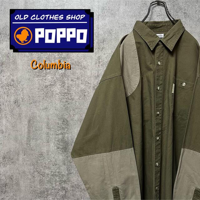 Columbia(コロンビア)のコロンビア☆ポケットロゴタグチノ切替ビッグハンティングシャツ　2 メンズのトップス(シャツ)の商品写真