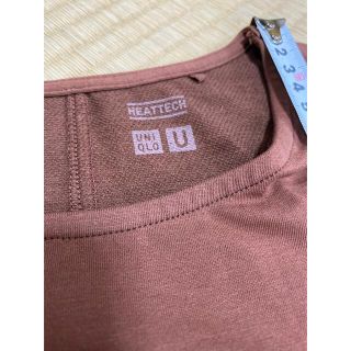 ユニクロ(UNIQLO)のmaje様// 2枚　UNIQLO ヒートテック　M 茶色(アンダーシャツ/防寒インナー)