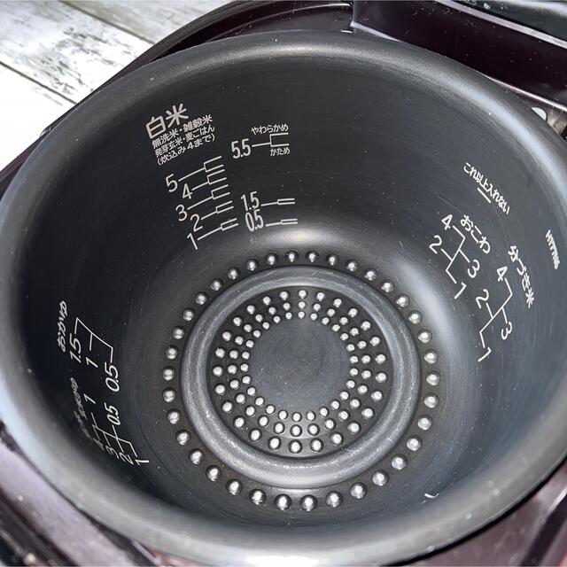 日立(ヒタチ)の2020年製 HITACHI  日立 圧力スチームIH炊飯器 RZ-TS103M スマホ/家電/カメラの調理家電(炊飯器)の商品写真