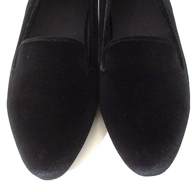 RANDA(ランダ)のランダ ベロア オペラシューズ パンプス 黒 ブラック LL 25.5cm 靴 レディースの靴/シューズ(ハイヒール/パンプス)の商品写真