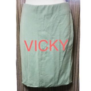 ビッキー(VICKY)のVICKY ビッキー　タイトスカート ゴムスカート アースカラー(ミニスカート)